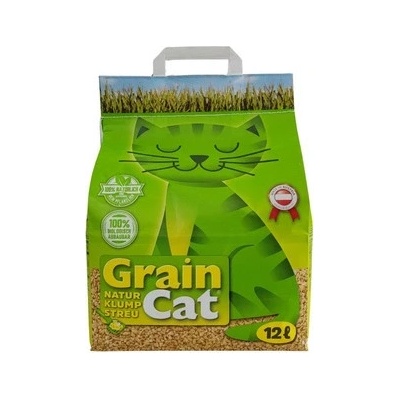 GUSSTO GrainCat hrudkujúce stelivo pre mačky 3,9 kg 12 l