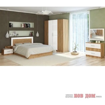 Image 1 of Мебелна фабрика НОВ ДОМ - гр. Ямбол Спален комплект Мелиса (9654)