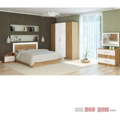 Мебелна фабрика НОВ ДОМ - гр. Ямбол Спален комплект Мелиса (9654)