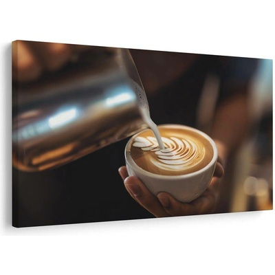 Obraz latte art v šálku - 60x40
