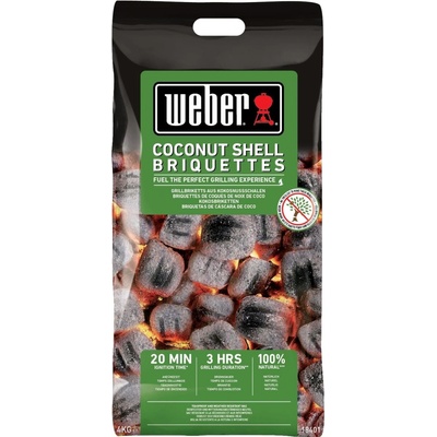 Weber brikety z kokosových škrupín 4 kg