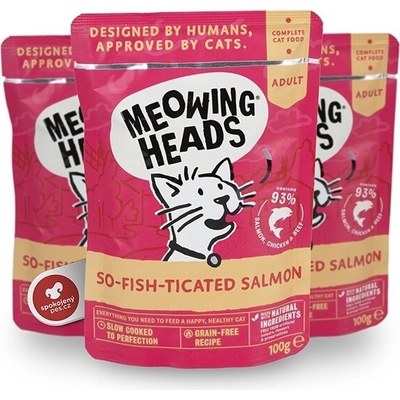 Meowing Heads So-fish-ticated Salmon 4 x 100 g