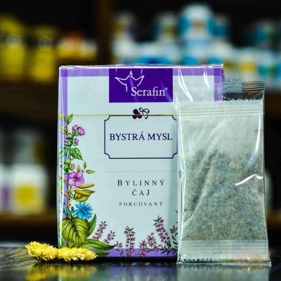Serafin byliny Bystrá mysl bylinný čaj porcovaný 250 ml
