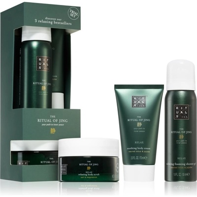 Rituals The Ritual Of Jing tělový krém The Ritual Of Jing 70 ml + sprchová pěna The Ritual Of Jing 50 ml + tělový peeling The Ritual Of Jing 125 g dárková sada