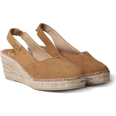 TONI PONS Betty-A Wedge Espadrilles - Brown (Leather)