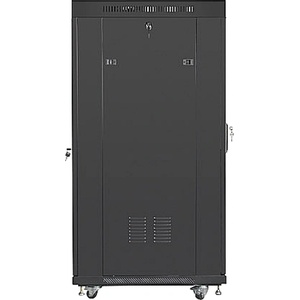 Lanberg rack cabinet 19" free-standing 27U/800x1200 (flat pack) with glass door lcd black (FF01-8227-12BL)