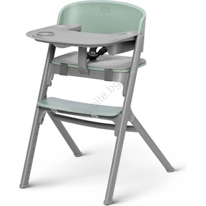 KinderKraft SELECT - Детски стол за хранене 3-в-1 LIVY Premium Olive green (AG0807)