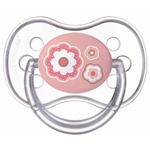 Canpol Силиконова залъгалка Canpol - Newborn Baby, 0-6 месеца, розова (22/580_pin) - ozone