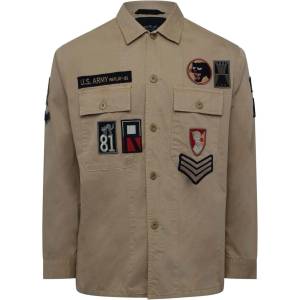 Replay Classic Overshirt - Beige