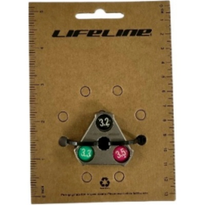 LifeLine Adults LifeLin Spoke Wrench 61 Bike Tool - Multi