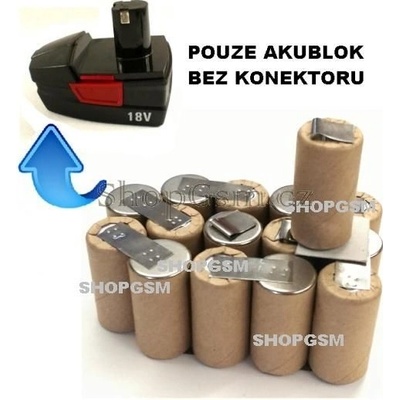 AEB Parkside X18V-1 KH3191 2000 mAh NiCd - KIT - neoriginální – Zboží Mobilmania