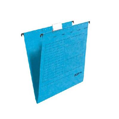 Папка за картотека, V-образна, синя, 25 броя (80002447001F)