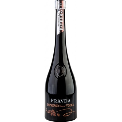 Pravda Vodka Espresso 37,5% 0,7 l (holá láhev)