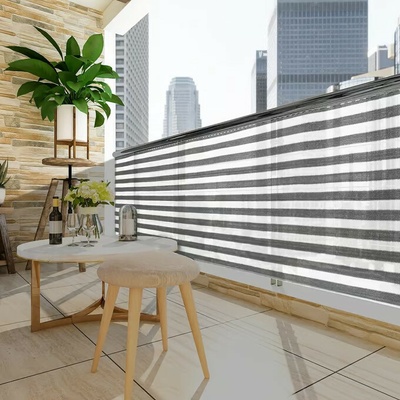 Detex® Zástěna na balkon 1x10m |šedá + bílá