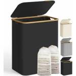 Songmics 130L Oxford Fabric Laundry Basket with Lid with 2 Compartments - LCB513G01V1 - mallbg - 54,51 лв
