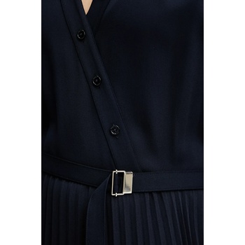 HUGO BOSS Рокля boss в тъмносиньо среднодълга разкроена 50530564 (50530564)