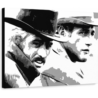 Ručne maľovaný POP Art obraz Butch Cassidy - 80x60 cm