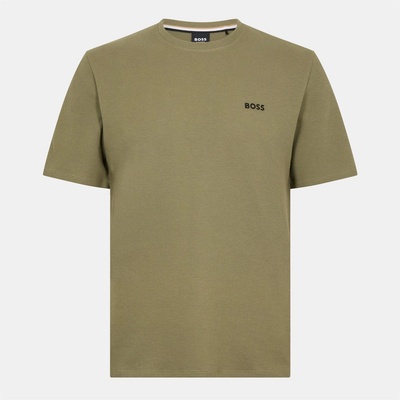 Boss Тениска Boss Men's Waffle T-Shirt Structured Design - Open Green 349