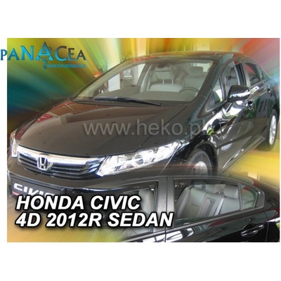 Deflektory Heko Honda Civic Sedan 2012 - 2017 predné + zadné