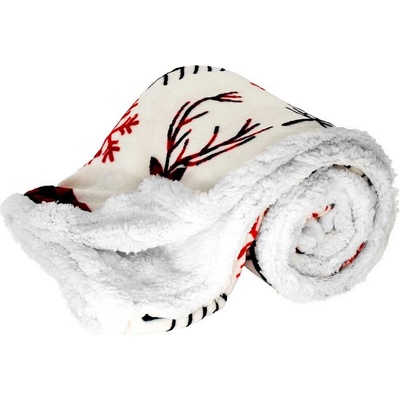 Arome Home deka s baránkom Vianočné soby mikroflanel 150x200