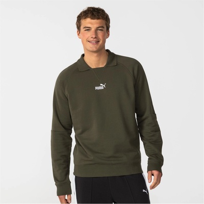 PUMA Блуза Puma Men's Logo Crew Sweatshirt - Khaki