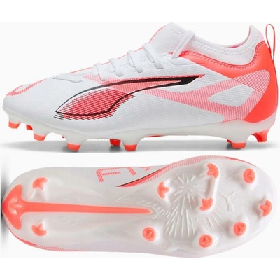 Puma Ultra 5 Match Jr FG/MG 108167-01 bílé