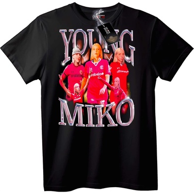 NOONEBRAND Тениска Young Miko Спорт - 2XL, Black