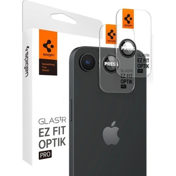 Spigen 2x стъкло за камера Spigen Glas. tR Ez Fit Optik Pro 2-Pack, съвместимо с iPhone 16e, прозрачно (8800283301052-AGL09279) (8800283301052-AGL09279)