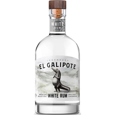 El Galipote White Rum 37,5% 0,7 l (čistá fľaša)