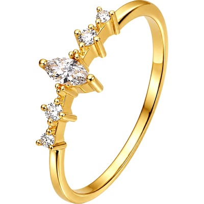 Zlaton Prsten žluté zlato s diamanty N03082603538
