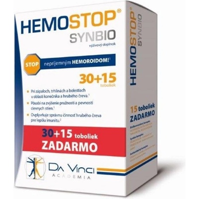 Hemostop synbio na hemoroidy 45 tabliet