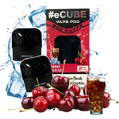 ECUBE Cherry Cola Ice 2 ks