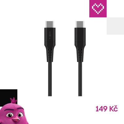 Fixed FIXDLS-CC03-BK USB-C/USB-C PD 60W 0,3m černý