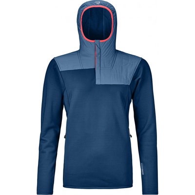 Ortovox Fleece Plus Hoody Women's Petrol Blue