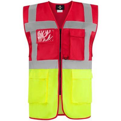 Korntex Hamburg Multifunkčná reflexná vesta KX810 Red 4XL