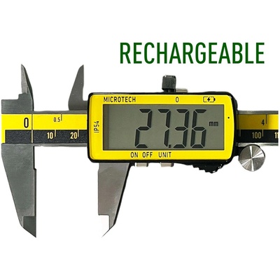 Microtech Дигитален шублер Microtech CertMet RECHARGE, IP54 - 200 мм, 0, 01 мм (141080212)