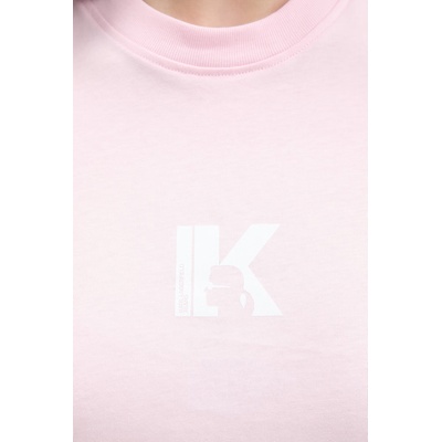 Karl Lagerfeld Jeans тениска дамска от памук (A1W17031)