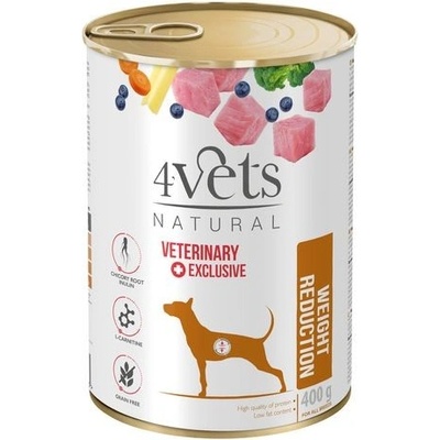 4Vets Natural Veterinary Exclusive Weight Reduction 400 g