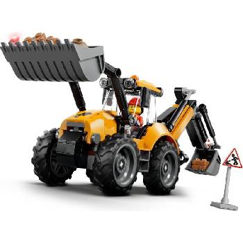 Image 1 of LEGO® City - Yellow Backhoe Loader (60480)