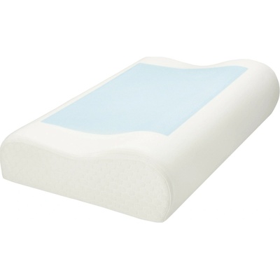 LIVARNO Podpůrný šíjový polštář s gelovou vložkou 48x30x11