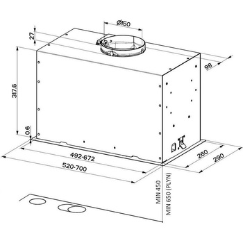 Faber INKA LUX 3.0 EVO WH MATT A70