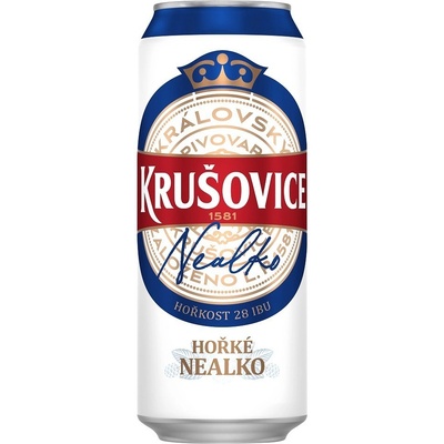 Krušovice Hořké nealko 0,5 l (plech)