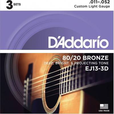 D'Addario EJ13-3D