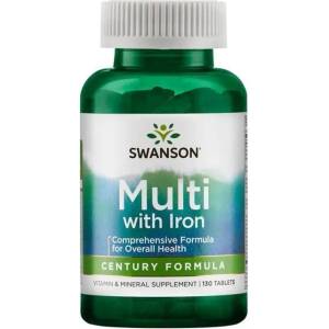Swanson Multi with Iron, 130 таблетки, Swanson (SW250)