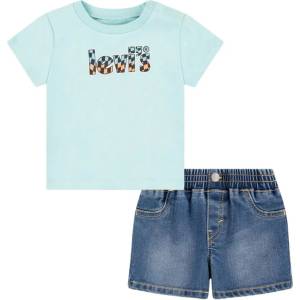Levi's Levi´s ® Core Seasonal Logo Denim set - Blue (Pastel Turquoise)