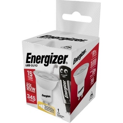 Energizer LED žárovka GU10 4,2W Eq 50W S8823, teplá bílá