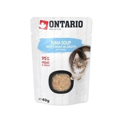 ONTARIO Kitten Soup Tuna Rice & Vegetable 40 g