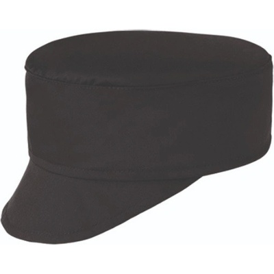 EGOchef Kuchařská čepice s kšiltem černá E-7001002C – Zboží Dáma