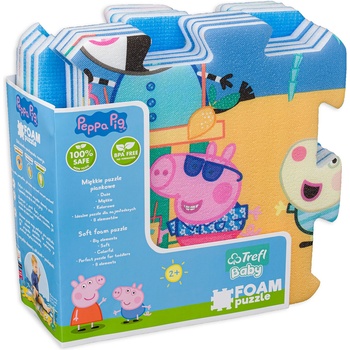 Trefl Бебешки пъзел за под Trefl от 8 части - Лятото на Пепа (61363)