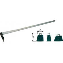 BAUPRO plochá vysoká 175mm 125mm, s drevenou násadou 1200mm